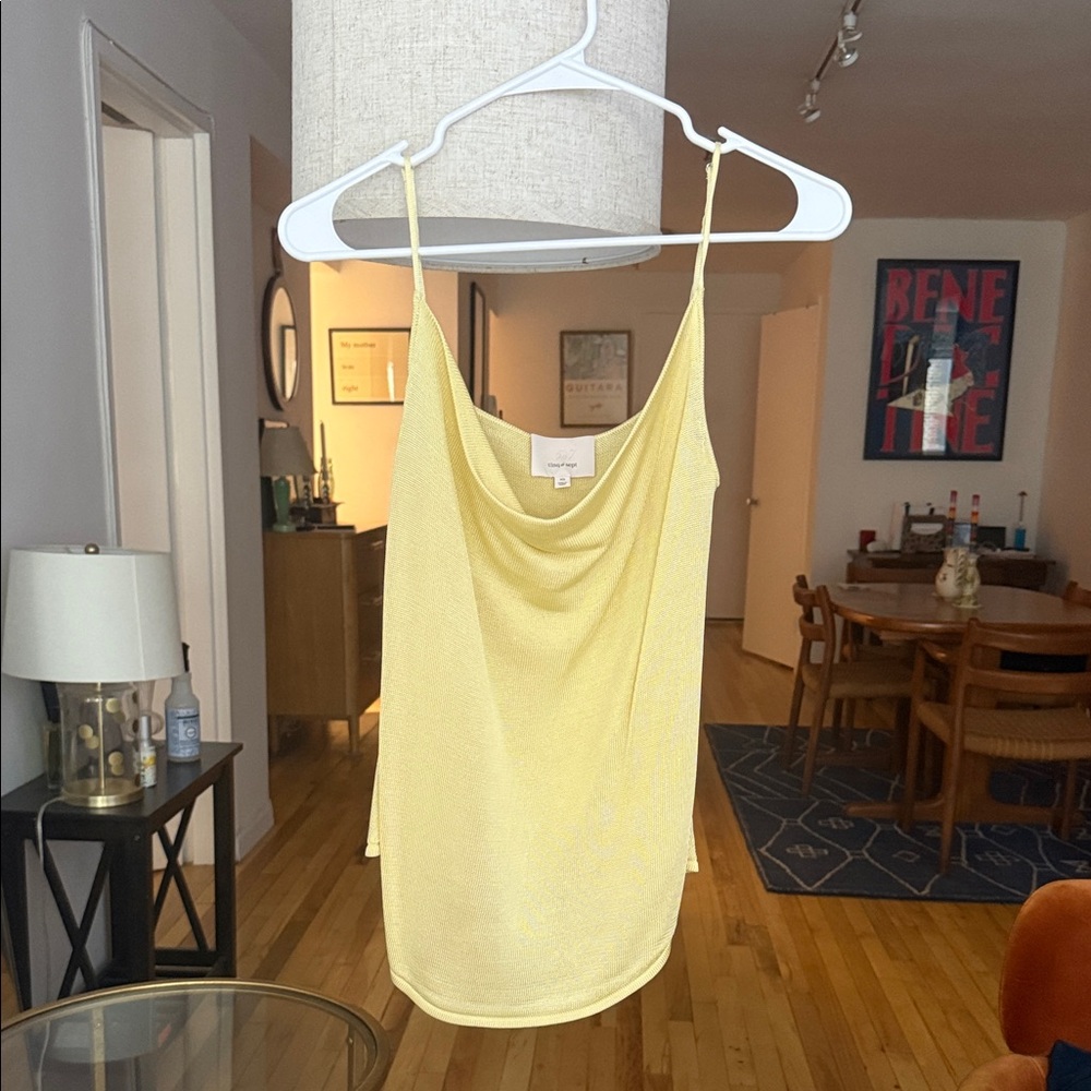 Cinq a Sept Cowl Neck Tank Top